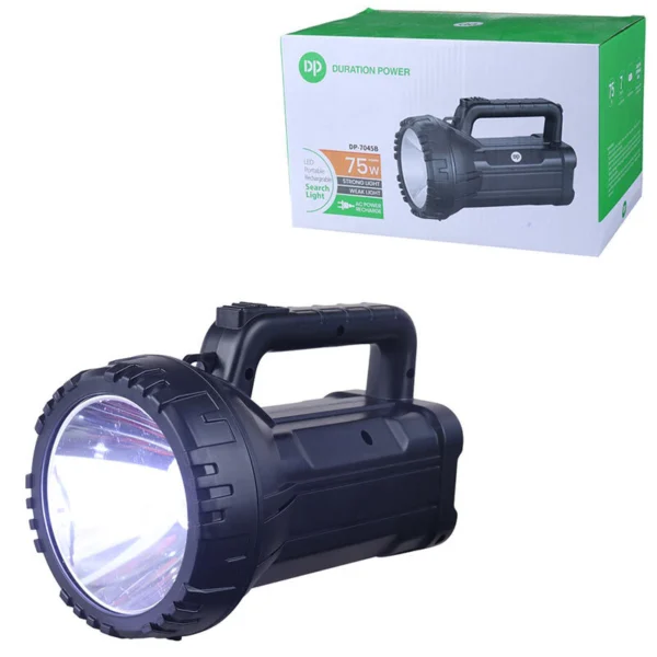 چراغ قوه شارژی DP.LED Light DP-7045B کد 1 پک ضعیف