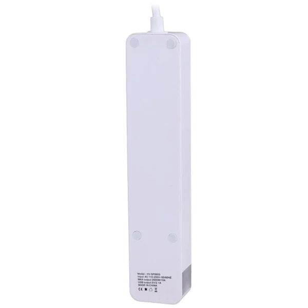 چند راهی 3 خانه ارت دار هویت HV-SP8803 با کابل 2 متری + شارژر USB - تصویر 5