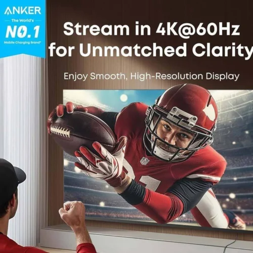 کابل تبدیل Type-C به HDMI انکر A87E0H12 طول 1.8 متر