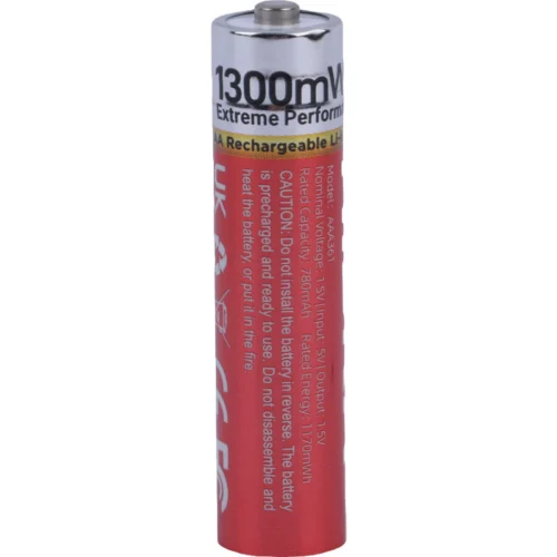 باتری چهارتایی نیم قلمی شارژی هیسکا Hiska H15-AAA4 AAA 780mAh