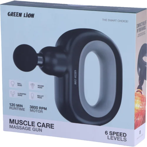 ماساژور تفنگی گرین لاین Muscle Care GL-MG31 GNMUSCRMGNBK