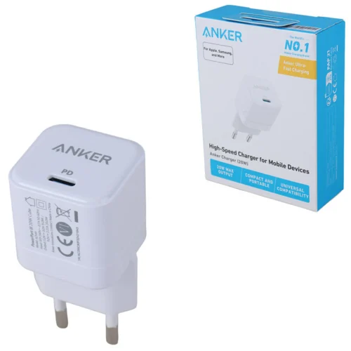شارژر دیواری 20 وات انکر PowerPort III A2149 EU PD 3A
