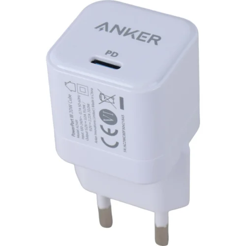 شارژر دیواری 20 وات انکر PowerPort III A2149 EU PD 3A