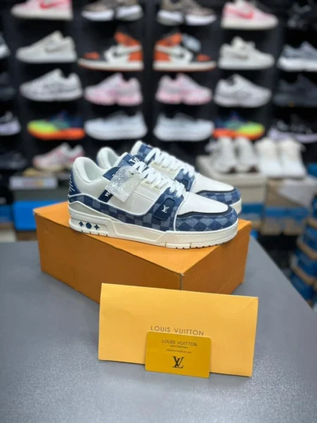 کتونی لویی ویتون LV Trainer Low مسترکوالیتی ساخت ویتنام
