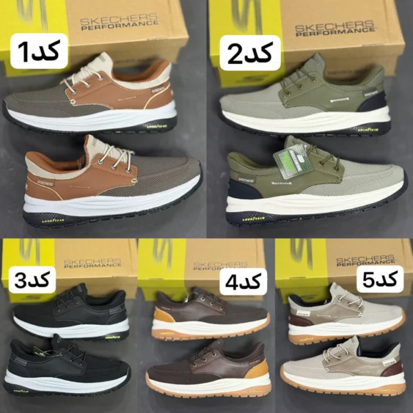 کتونی مردانه اسکیچرز اسلیپ اینز مرو آلدن سایز ۴۰ الی ۴۵ ساخت ویتنام Skechers Mens Slip Ins Meroe Alden