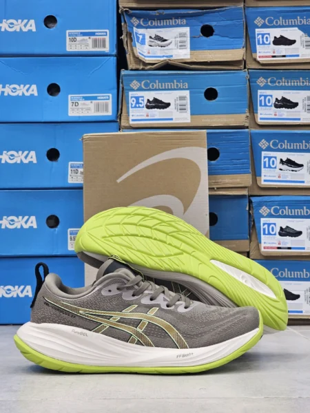کتونی مسترکوالیتی اسیکس ژل کومولوس 27 سایز 40 الی 4۵ ساخت ویتنام Asics Gel Cumulus 27