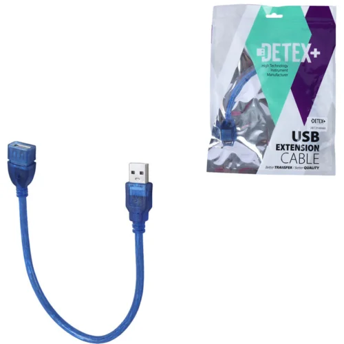 کابل افزایش طول USB دیتکس پلاس +Detex طول 30 سانتی متر