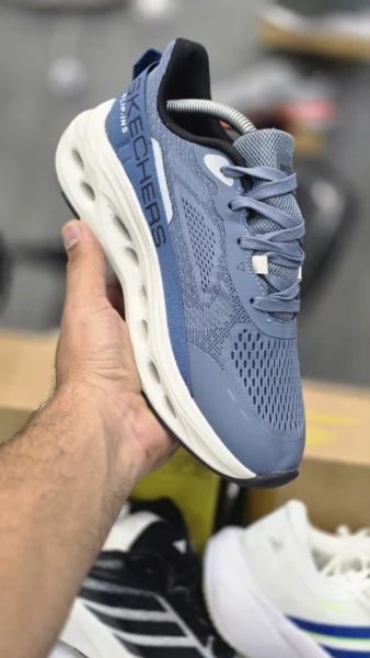 کتونی اسکیچرز اسلیپ اینس Skechers Slip Ins آبی مردانه سایز 40 تا 45