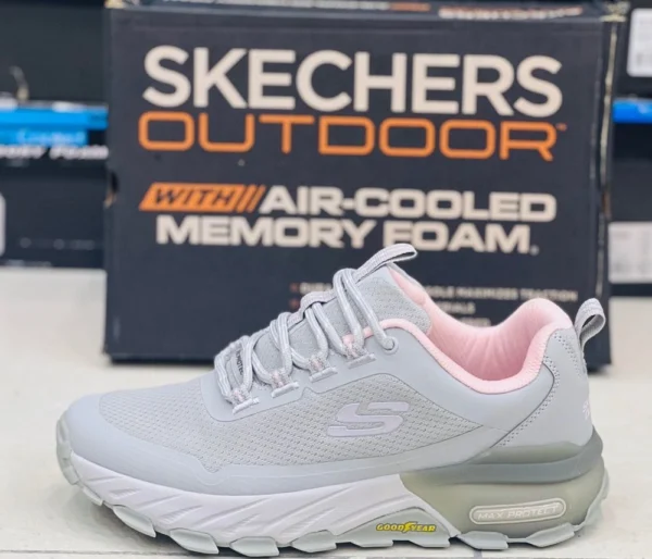 کتونی اسکیچرز مکس پروتکت Skechers Max Protect طوسی صورتی