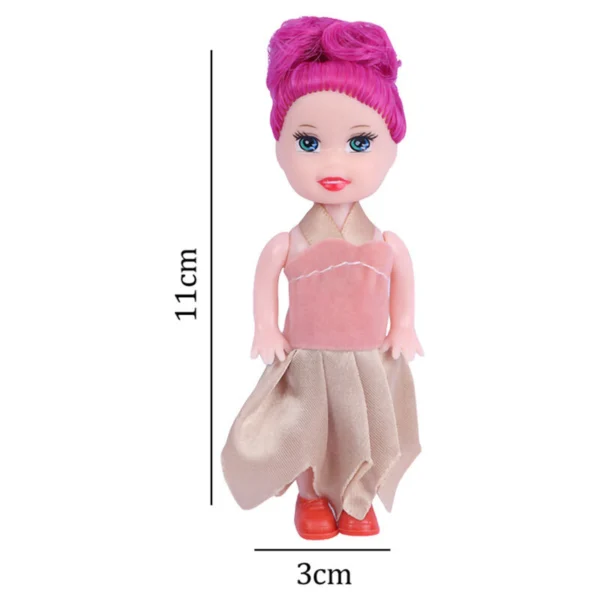 عروسک دختر کوچک سلفونی کد 101668 بسته 4 عددی - تصویر 6