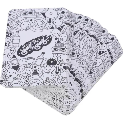 بازی فکری کاسنی و راستی 200 کارتی چارپایه