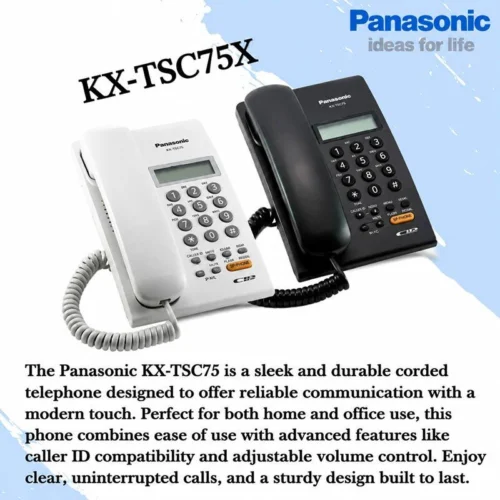 تلفن رومیزی پاناسونیک KX-TSC75X