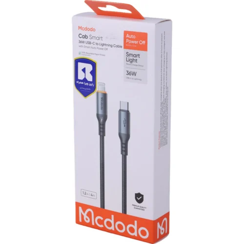 کابل تایپ سی به لایتنینگ فست شارژ مک دودو CA-087 طول 1.2 متر