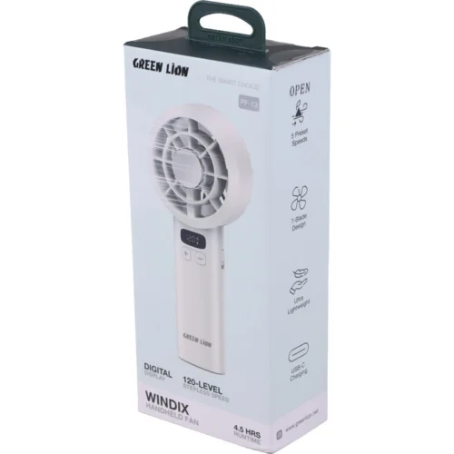 پنکه شارژی گرین لاین Windix PF-13 GNPF13WINWH