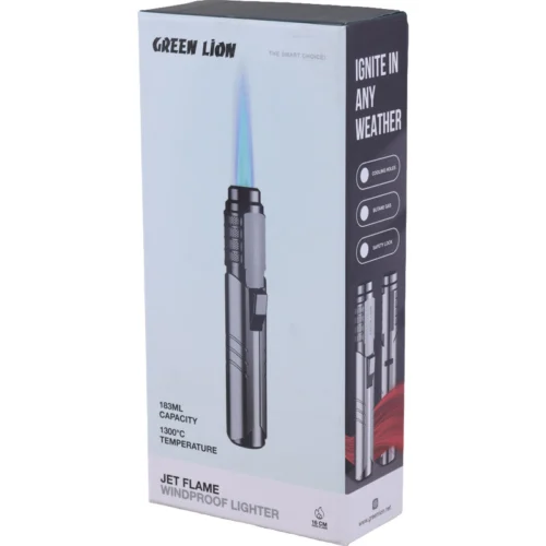فندک اتمی گازی ضد باد گرین لاین Jet Flame GTL-50 GNJTFLMWPLSL