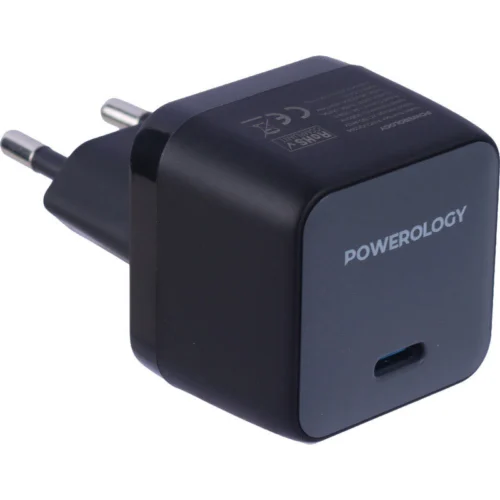 شارژر دیواری 45 وات پاورولوژی QX PWCUQC056 GaN PD 3A
