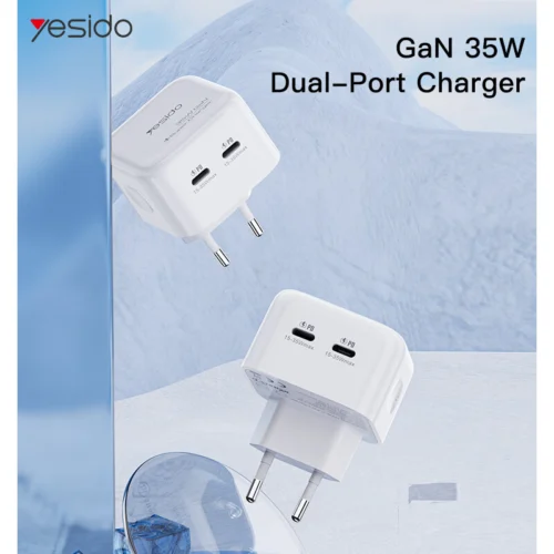شارژر دیواری 35 وات یسیدو YC38 GaN QC PD 3A
