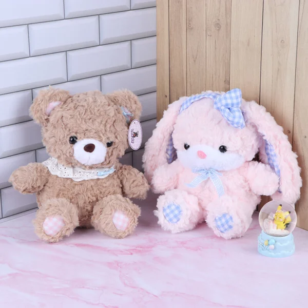 عروسک پولیشی خرس و خرگوش کد 2346-36