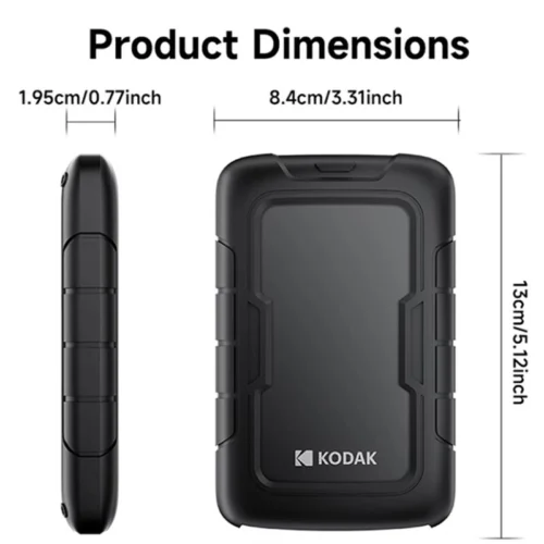 هارد اکسترنال کداک P110 500GB