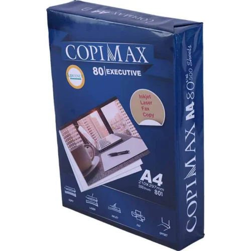 کاغذ A4 کپی مکس پارسیان 80 گرم بسته 500 عددی