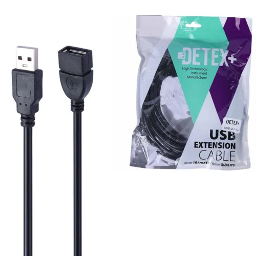 کابل افزایش طول USB دیتکس پلاس +Detex طول 5 متر