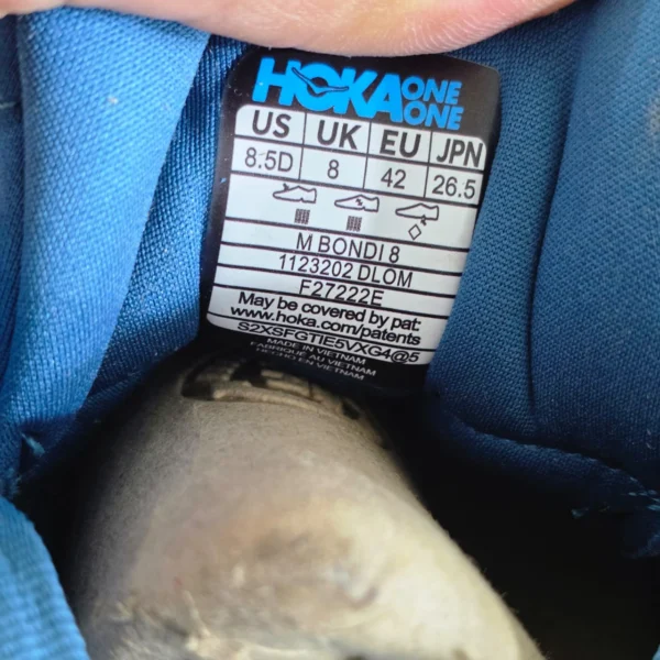 کفش هوکا باندی ۸ اصل کیفیت مستر کوالیتی hoka bondi 8 در 6 رنگ