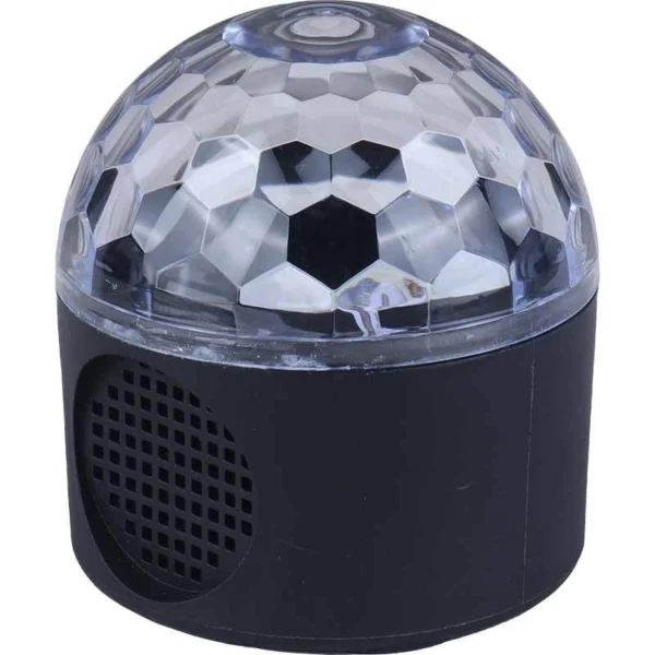 چراغ رقص نور گردان اسپیکر دار XL-911 LED