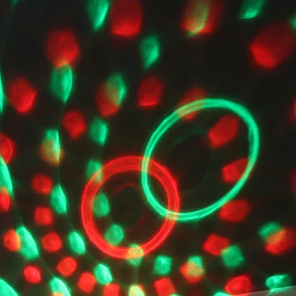 چراغ رقص نور گردان اسپیکر دار XL-911 LED - تصویر 11
