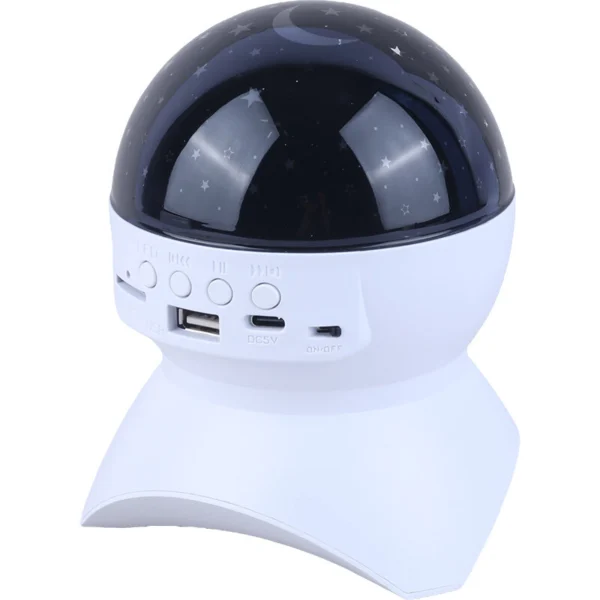 چراغ رقص نور گردان اسپیکر دار XY-890 LED