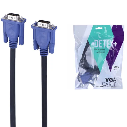 کابل VGA 3+4 دیتکس پلاس +Detex طول 1.5 متر