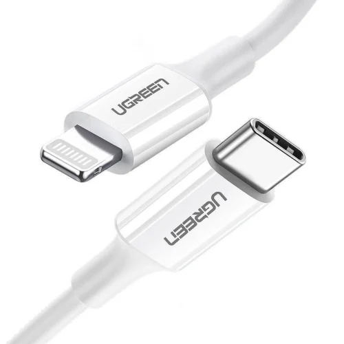 کابل تایپ سی به لایتنینگ فست شارژ 2.4 آمپر یوگرین US171-60749 طول 2 متر