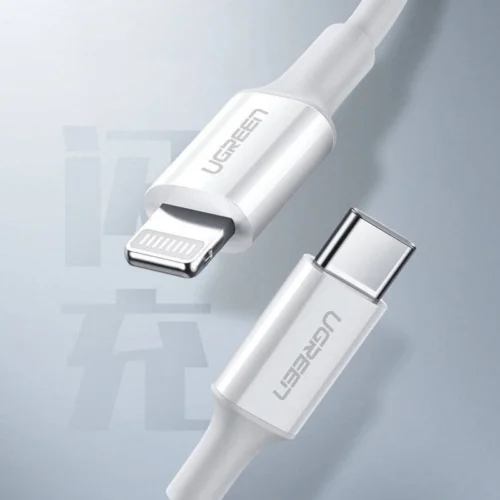 کابل تایپ سی به لایتنینگ فست شارژ 2.4 آمپر یوگرین US171-60749 طول 2 متر
