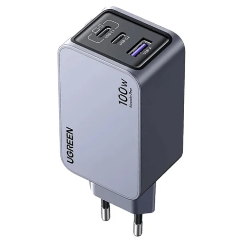 شارژر دیواری 100 وات یوگرین Nexode Pro X757-25874 GaN QC4.0 PD3.0 5A + کابل تبدیل تایپ سی