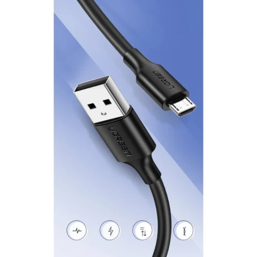 کابل میکرو یو اس بی فست شارژ 2.4 آمپر یوگرین US289 طول 2 متر