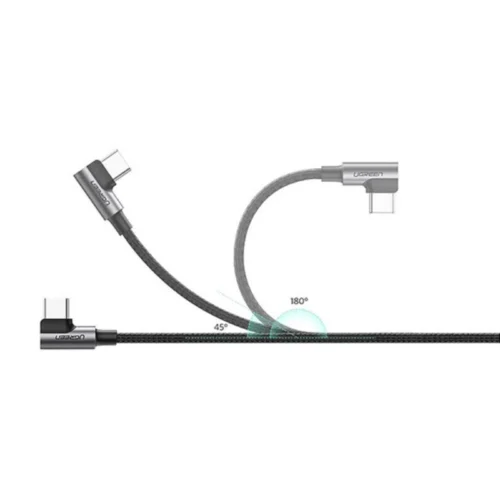 کابل تایپ سی فست شارژ 18 وات یوگرین US176-20855 دو سر L طول 0.5 متر