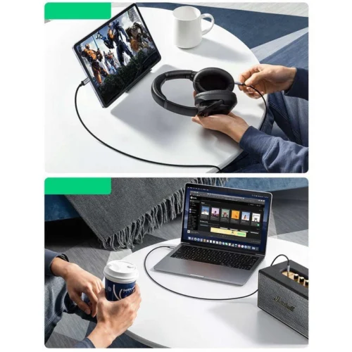 کابل تبدیل Type-C به AUX یوگرین CM450-20192 طول 1 متر