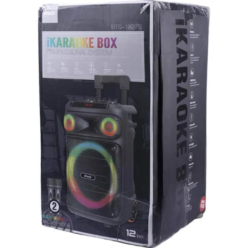 اسپیکر چمدانی بلوتوثی برودو BTS-1927S + میکروفون