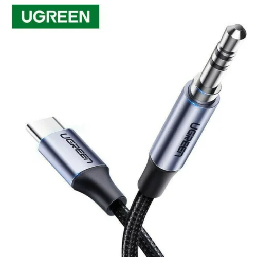 کابل تبدیل Type-C به AUX یوگرین AV143-30633 طول 1 متر
