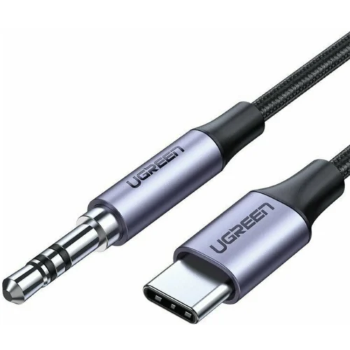 کابل تبدیل Type-C به AUX یوگرین AV143-30633 طول 1 متر