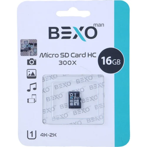 رم میکرو 16 گیگ بکسومن 300X U1 C10 45MB/s
