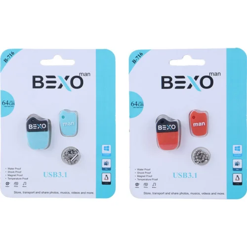 فلش 64 گیگ بکسومن B-716 USB3.1