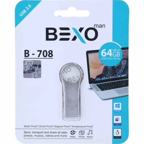 فلش 64 گیگ بکسومن B-708 USB3.0