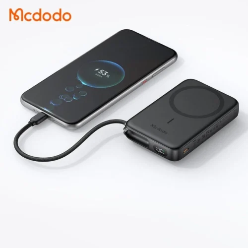 پاور بانک بی سیم فست شارژ مک دودو UniPower MC-865 PD 22.5W ظرفیت 10000 میلی آمپر ساعت