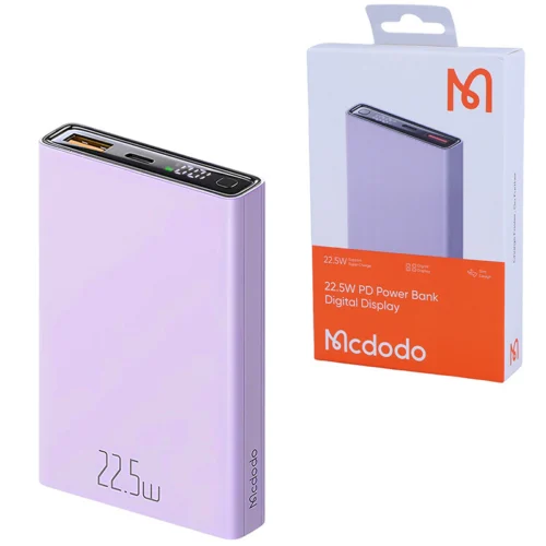 پاور بانک فست شارژ مک دودو MC-294 QC3.0 PD3.0 22.5W ظرفیت 10000 میلی آمپر ساعت