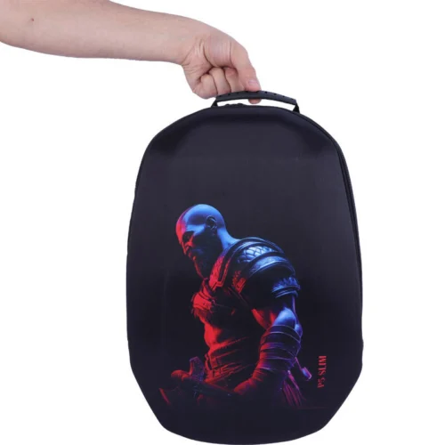 کیف کوله ای کنسول بازی PS5 Slim طرح God Of War کد 5