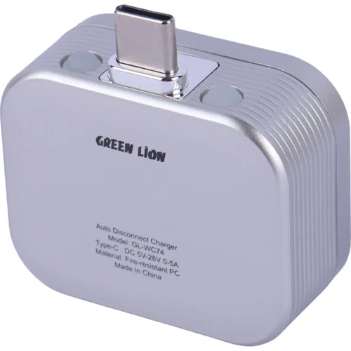 تبدیل قطع خودکار شارژ تایپ سی گرین لاین Auto Disconnect 2 GL-WC74 GNDISCNCTRBK