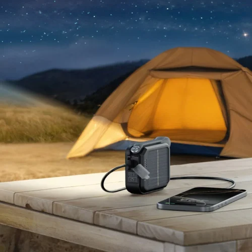 چراغ اضطراری شارژی خورشیدی گرین لاین Solar Lumix GL-FL7 GNSLLUMLED