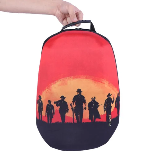 کیف کوله ای کنسول بازی PS5 Slim طرح Red Dead Redemption 2
