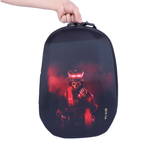 کیف کوله ای کنسول بازی PS5 Slim طرح Call Of Duty Ghost
