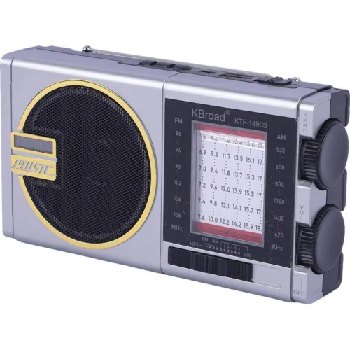 رادیو اسپیکر بلوتوثی خورشیدی کی برود KTF-1490S
